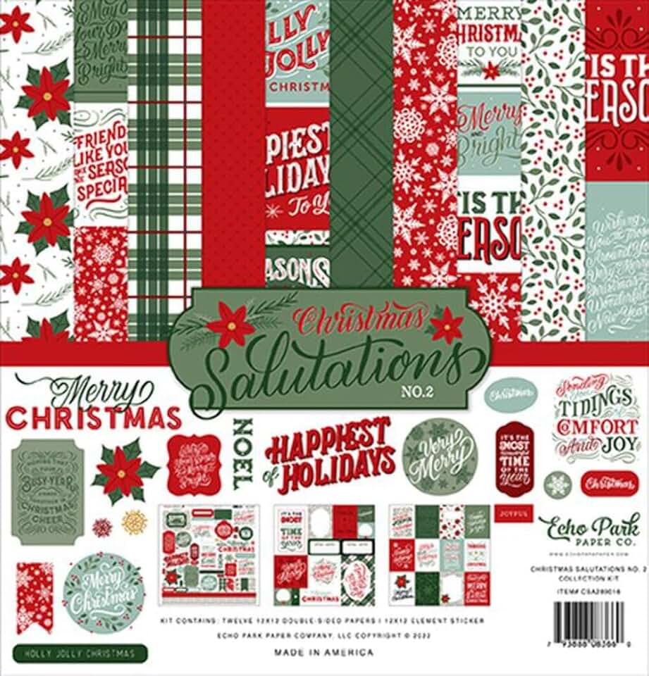 Christmas Salutations 12x12 Paper Collection Kit