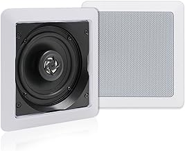 Pair of 5.25-inch 2-way in-wall ceiling speakers