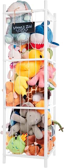 Large Wooden Stuffed Animal Storage Organizer