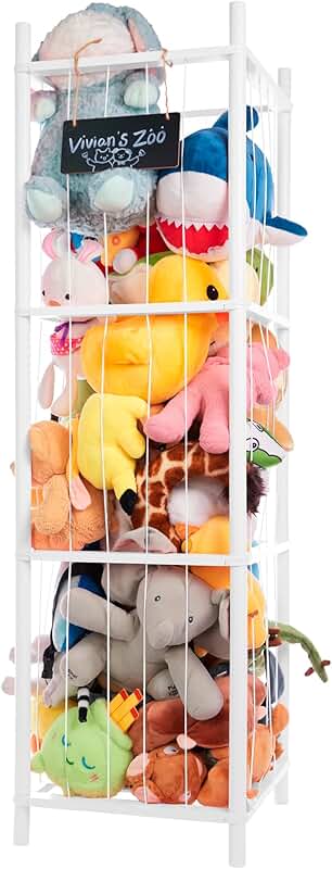 Large Wooden Stuffed Animal Storage Organizer
