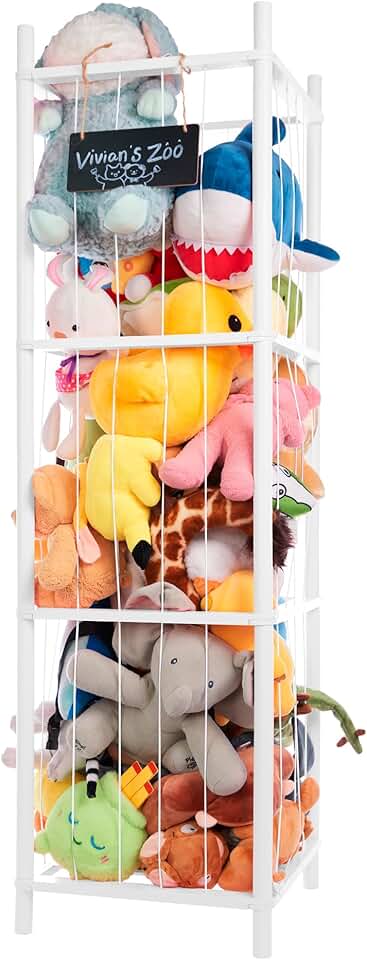Large Wooden Stuffed Animal Storage Organizer