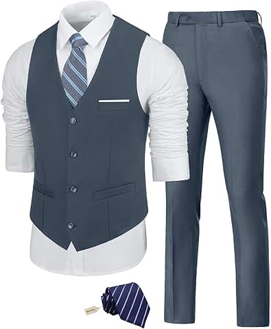Slim Fit Men's Suit Set for Business and Events