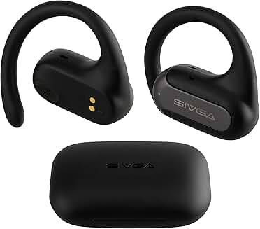 Open Ear Wireless Headphones with Microphones and 30-Hour Playtime