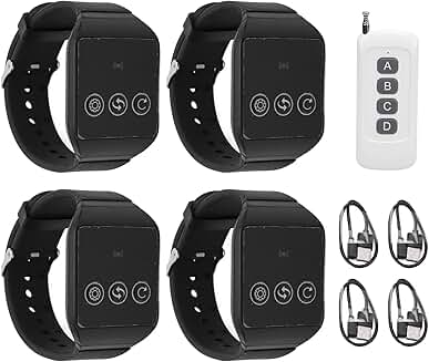 Restaurant Pager System with 4 Watches and 1 Transmitter