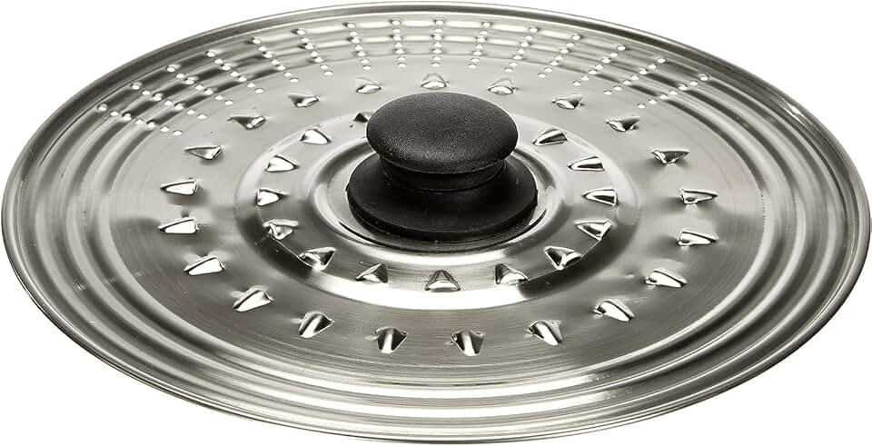 Universal stainless steel lid for pots and pans