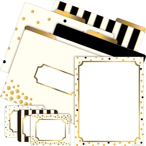 Get Organized Office Kit with Folders, Paper, and Labels