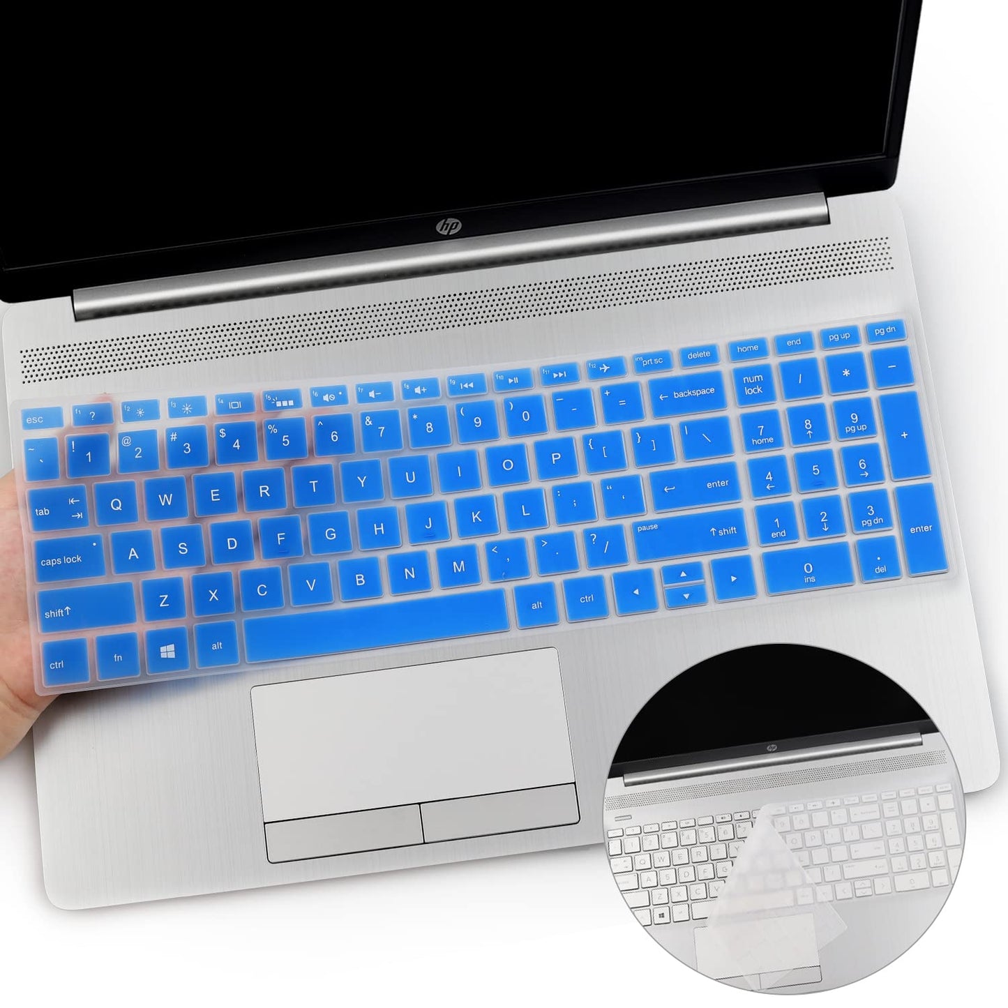 2-Pack Keyboard Cover for 15.6-Inch Laptops