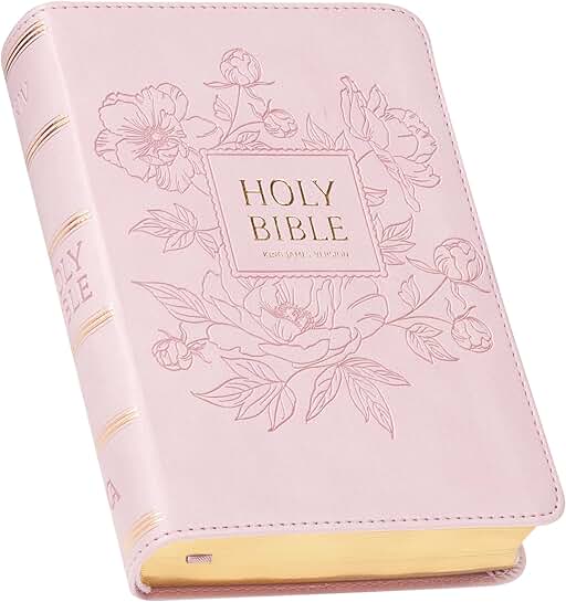 Compact large print red letter Bible with ribbon marker