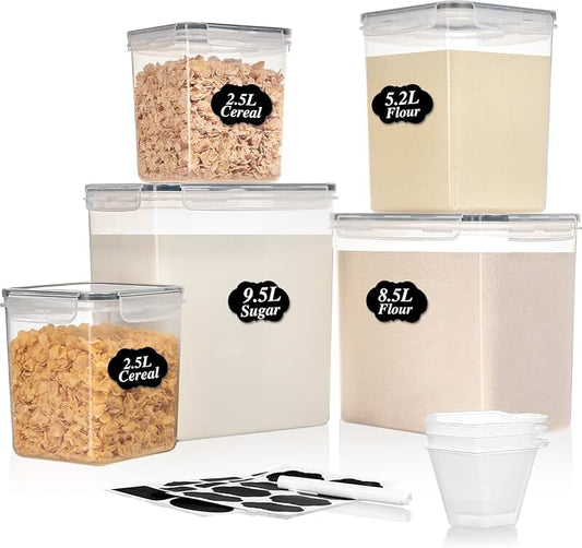 4-Piece Airtight Food Storage Container Set