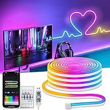 16.4Ft RGB LED Neon Rope Lights with App Control