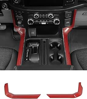 Red Carbon Fiber Interior Side Trim for F150 (2021+)