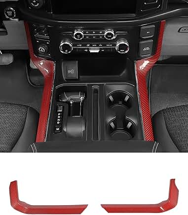 Red Carbon Fiber Interior Side Trim for F150 (2021+)