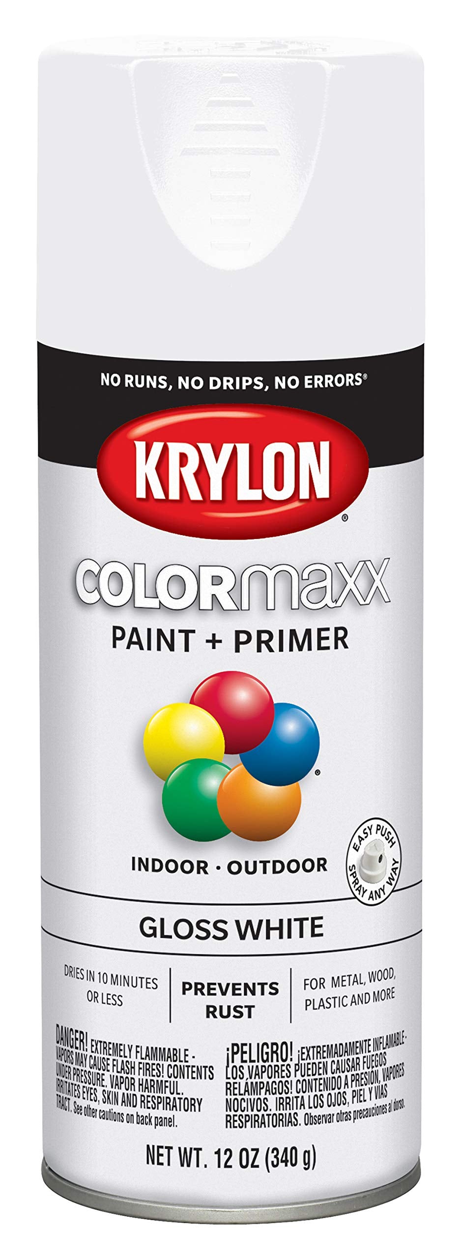 Gloss White Indoor/Outdoor Spray Paint 12 Oz
