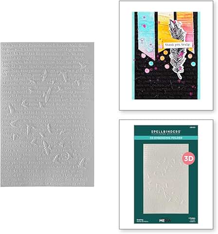 3D Embossing Folder with Soaring Design