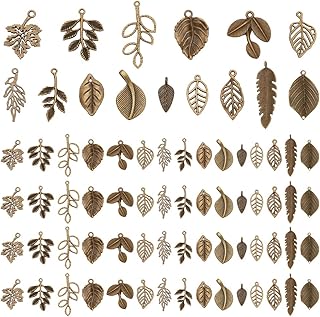 150 Tree Leaf Charms for Jewelry Making