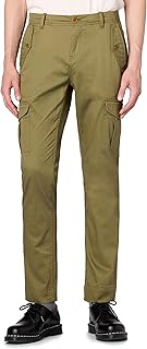 Men's Washed Cotton Stretch Cargo Pants