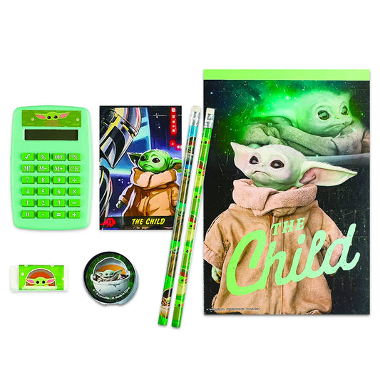 11-Piece School Supplies Set with Notebooks, Pencils, Folders, and Stickers