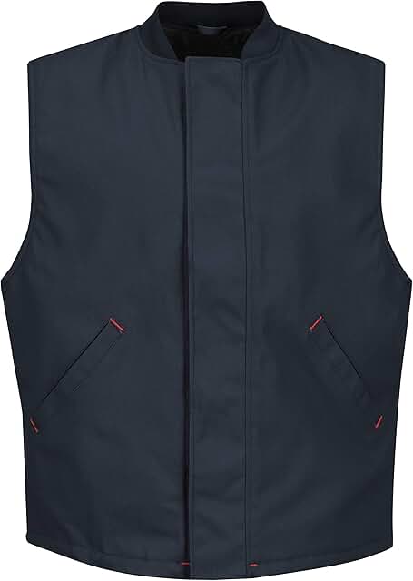 Men's insulated blended duck vest