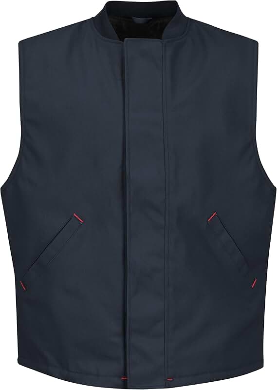 Men's insulated blended duck vest