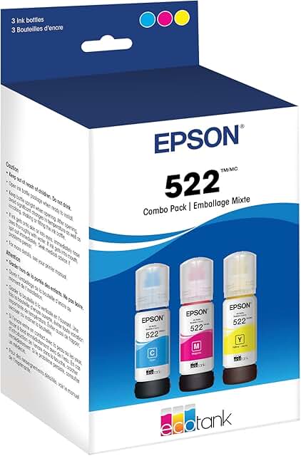 High-Capacity Color Ink Bottle Pack