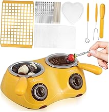 Electric Chocolate Melting Pot with Molds and Accessories