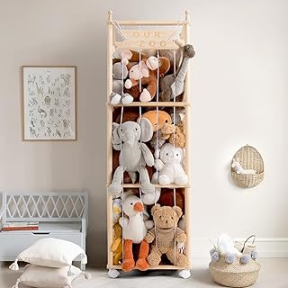 Large Wooden Stuffed Animal Storage Cage