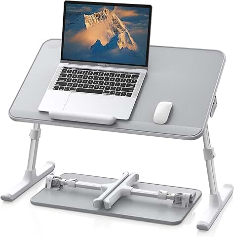 Leather lap desk for laptop, writing, and reading