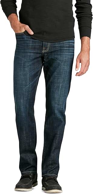 Men's Classic Straight Jeans in Whispering Pines