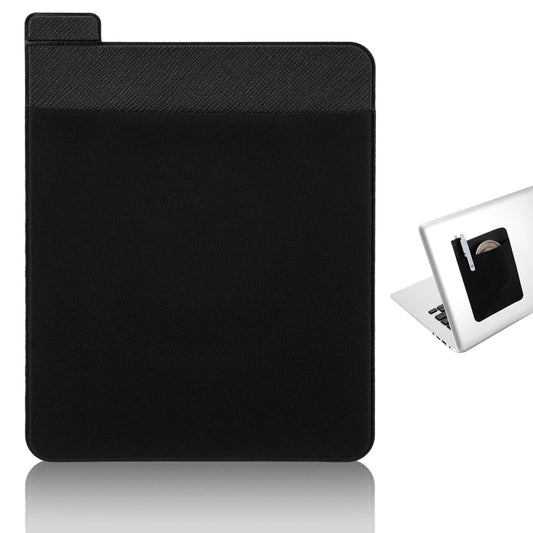 Laptop Mouse and Drive Holder, Adhesive Pocket, Black
