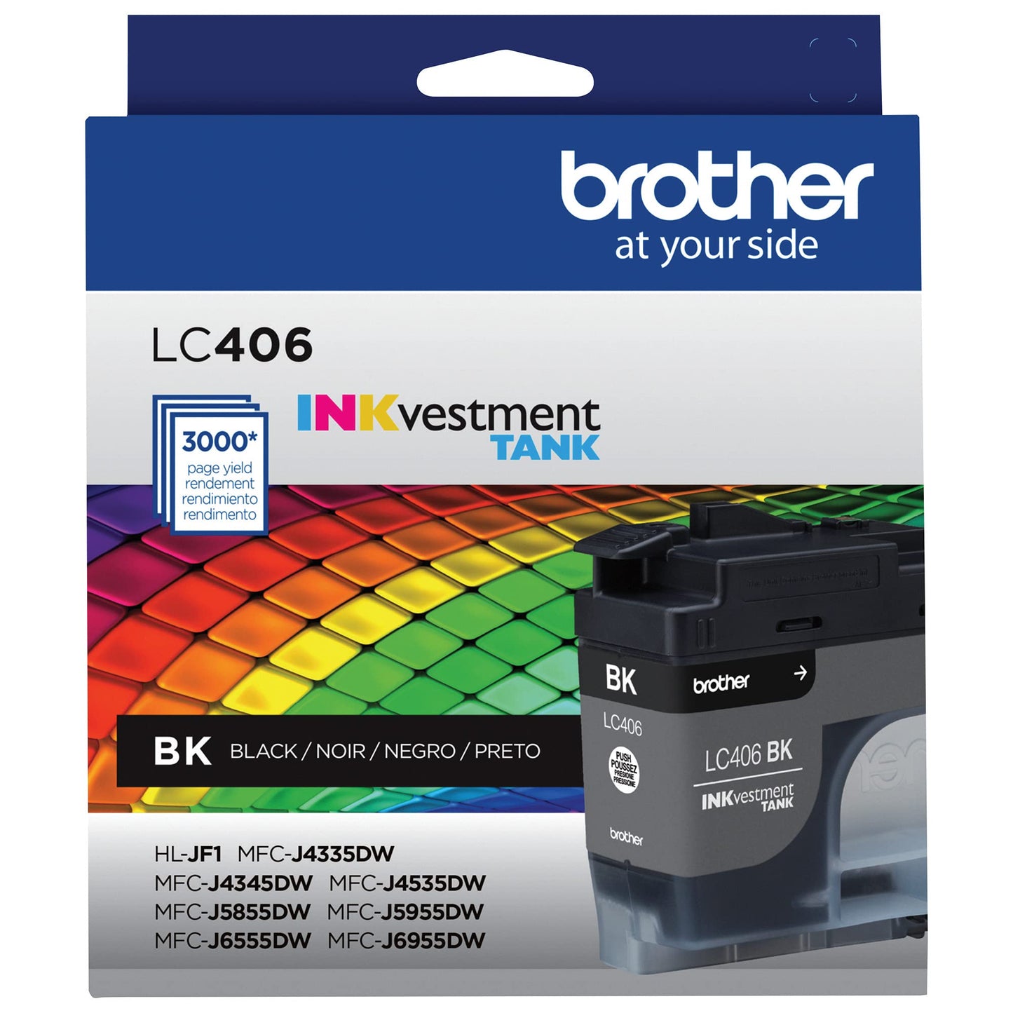 Genuine LC406BK Standard Yield Black INKvestment Tank Ink Cartridge