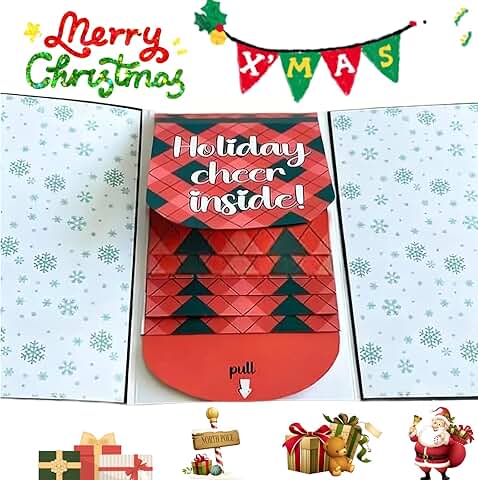 Handmade Waterfall Gift Card Holder Booklet, 6 Pack