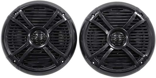 Pair of 8-inch 1000W Waterproof Marine Boat Speakers