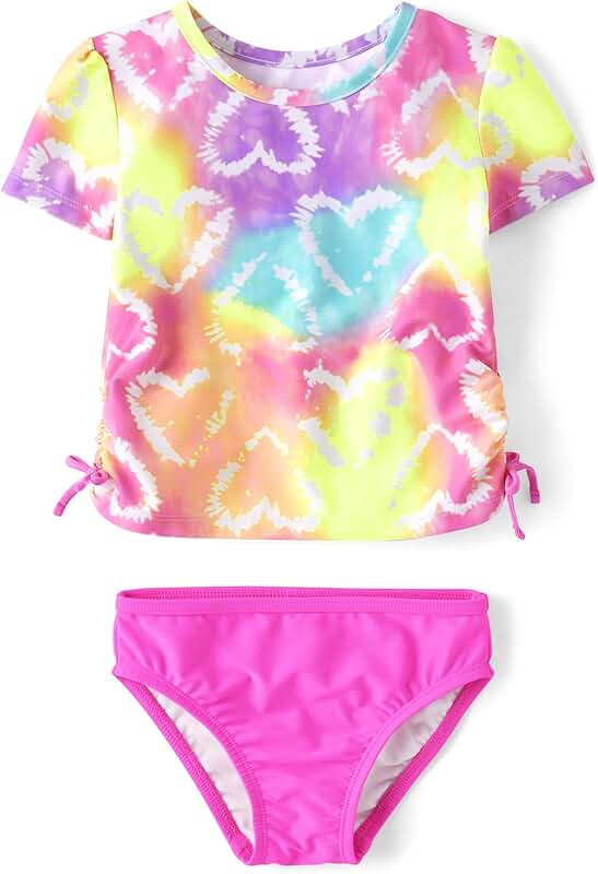Girls' and Toddler Short Sleeve Swimset