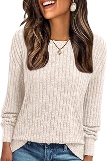 Women's Long Sleeve Drop Shoulder Shirt for Fall