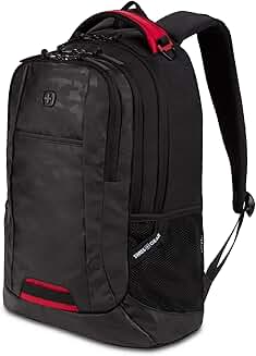 Cecil 16-inch Camo Laptop Backpack with Organizer and Padded Straps