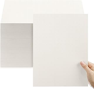 200 Sheets Cream Linen Cardstock, 8.5 x 11, 92lb