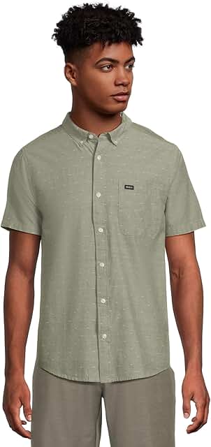 Men's Dobby Short Sleeve Shirt