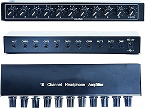 Mini Jack TRS 3.5mm Stereo Audio Amplifier with Power Adapter