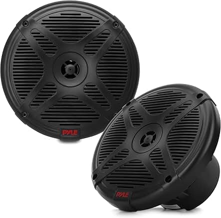 Water-Resistant Marine 6.5" Dual Speakers with Wireless Streaming