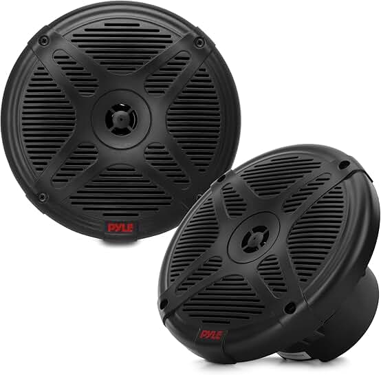 Water-Resistant Marine 6.5" Dual Speakers with Wireless Streaming
