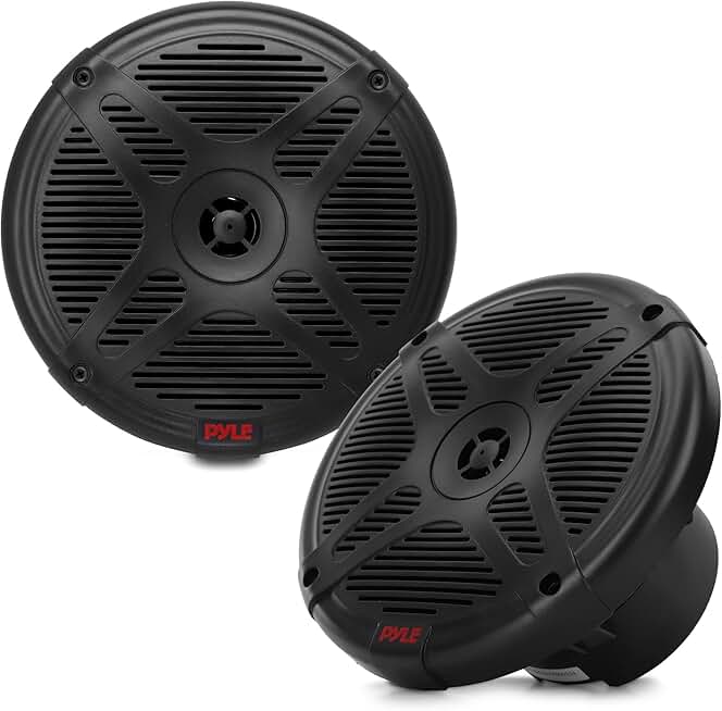 Water-Resistant Marine 6.5" Dual Speakers with Wireless Streaming