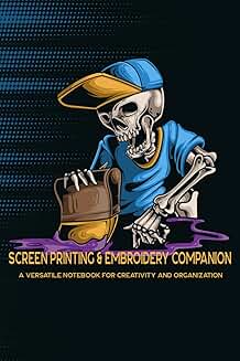 Screen Printing and Embroidery Notebook for Creativity