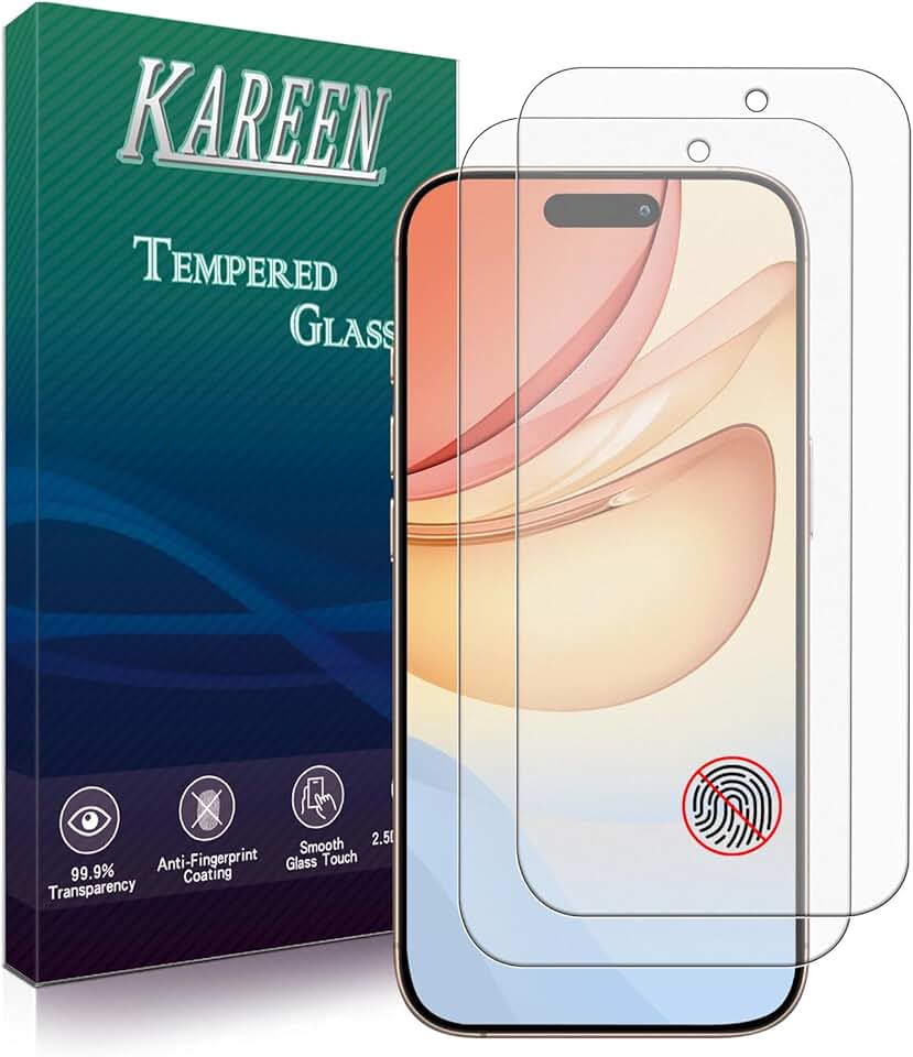 2 Pack Matte Screen Protectors for iPhone 16 Pro Max