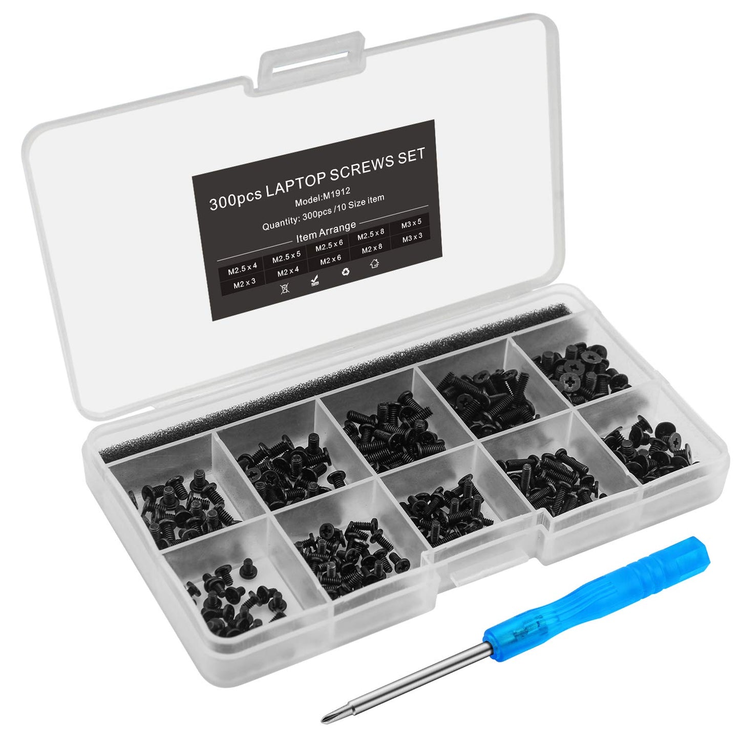 300-Piece Laptop Notebook Screw Set
