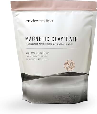 Magnetic Bentonite Clay Bath Powder with Himalayan Salt