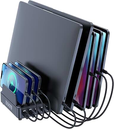 500W 10-Port USB Charging Station for Multiple Devices