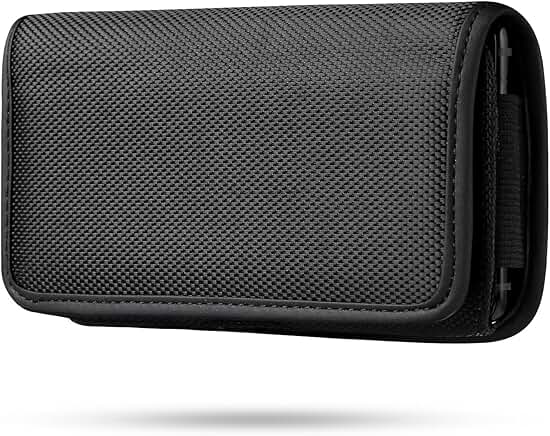 Nylon Cell Phone Pouch with Belt Clip for Smartphones