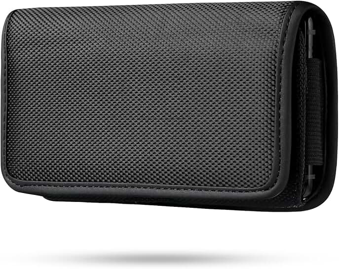 Nylon Cell Phone Pouch with Belt Clip for Smartphones