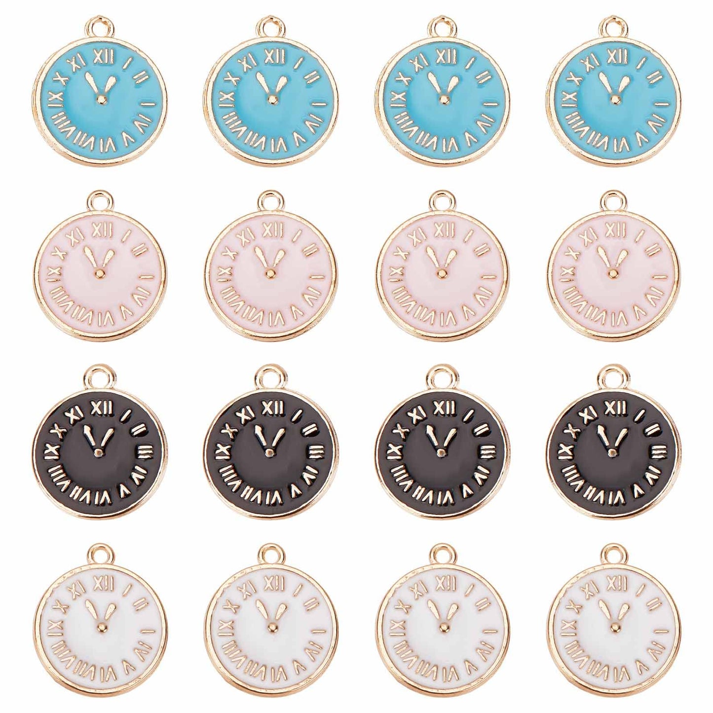 Bulk Clock Charms for Jewelry Making and Gifts