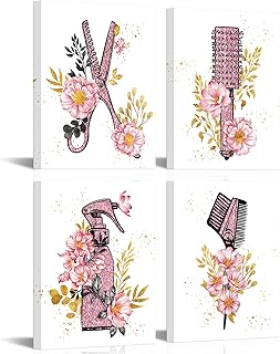 Hairdresser Wall Art for Beauty Salon Decor
